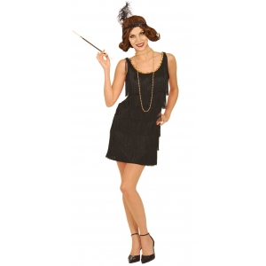 Black Flapper Dress 20s Flapper Costume - Womens 20s Costumes